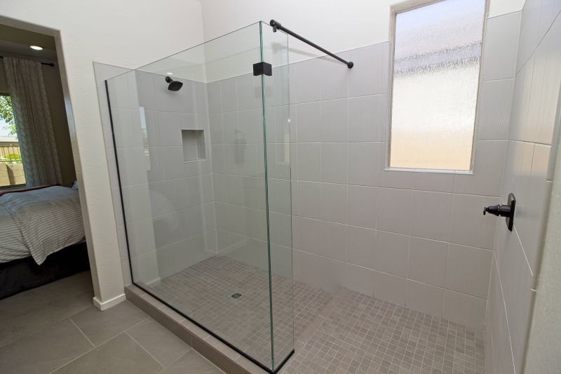 Luxury Walk-In Shower with Glass Enclosure